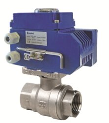 ZÁVITOVÝ KULOVÝ UZÁVĚR S ELEKTRICKÝM POHONEM BRA 230 V