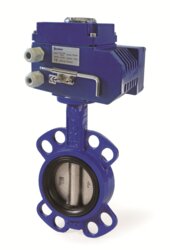 MEZIPŘÍRUBOVÁ UZAVÍRACÍ KLAPKA S ELEKTRICKÝM POHONEM BRA 230 V