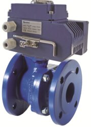 PŘÍRUBOVÝ KULOVÝ UZÁVĚR S ELEKTRICKÝM POHONEM BRA 230 V