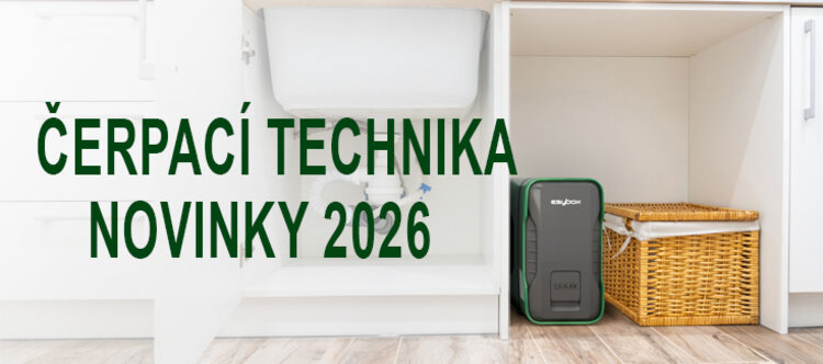 Novinky čerpací techniky 2026: Moderní řešení pro hospodaření s vodou