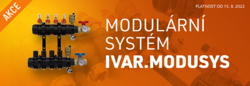 AKCE Modulární systém rozdělovačů IVAR.MODUSYS 15. 8. 2022
