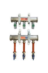 SESTAVA PATROVÝ PRŮMYSLOVÝ ROZDĚLOVAČ / SBĚRAČ - S PŘÍPRAVOU PRO MĚŘENÍ SPOTŘEBY VODY